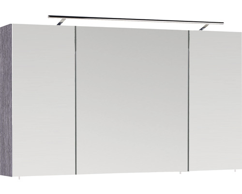 Spiegelschrank mit drei Türen und Beleuchtung