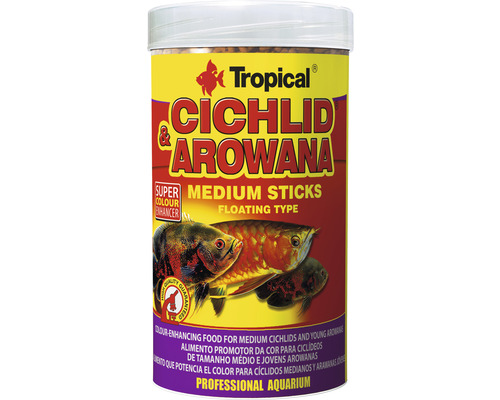 Futtersticks Tropical Cichlid & Arowana Medium Sticks 250 ml