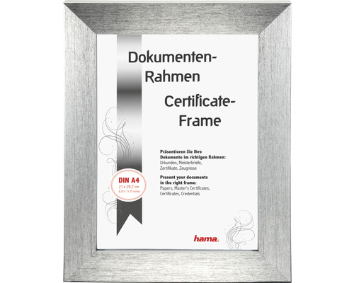 Bilderrahmen für Dokumente im Format DIN A4