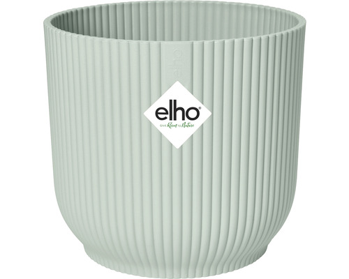 Blumentopf Elho Kunststoff 14,1 x 14,1 x 12,9 cm grün Gerippter Pflanztopf für den Innenbereich