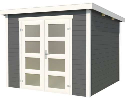 Gartenhaus mit Doppeltür und Fenstern