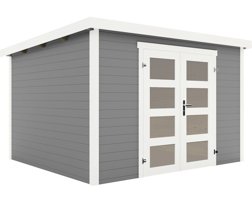 Gartenhaus mit Doppeltür und Flachdach