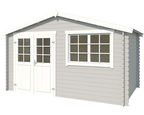 Gartenhaus aus Holz mit Fenster und Doppeltür