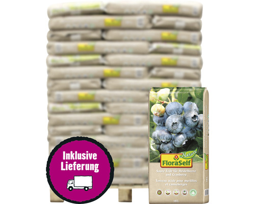 Saure Erde für Heidelbeere & Cranberry FloraSelf Nature HORNBACH AT