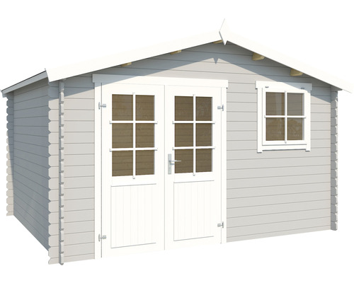Gartenhaus aus Holz mit Doppeltür und Fenster