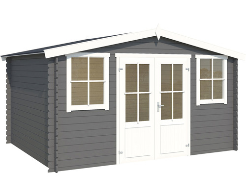 Gartenhaus aus Holz mit Fenster und Doppeltür