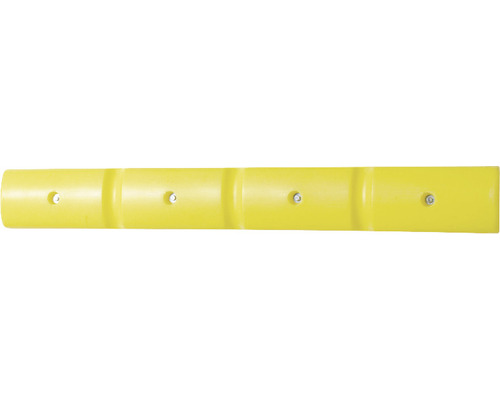 Wand-Schutzprofil 1000 Kunststoff gelb 1000x50x125 mm 2 Stück Gelber Anfahrschutz für Wände mit vier Befestigungspunkten