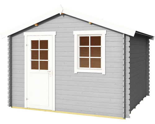 Gartenhaus aus Holz mit Tür und Fenster