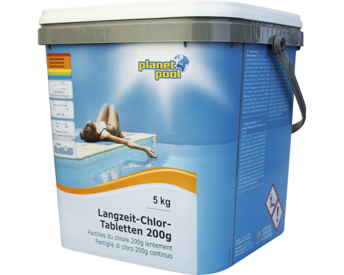 Langzeit-Chlor-Tabletten Planet Pool 200g/Stück 5 kg