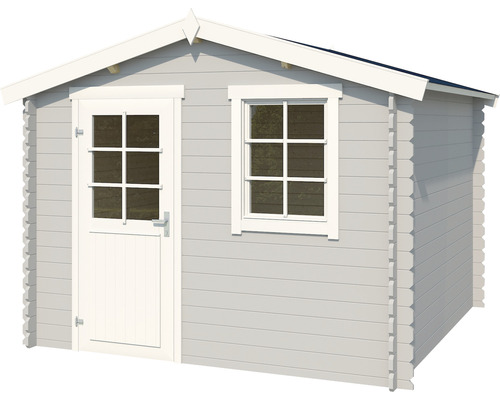 Gartenhaus aus Holz mit Tür und Fenster