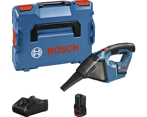 Akku-Sauger Bosch Professional GAS 12V, inkl. 2 Akkus (3.0 Ah), Ladegerät und L-BOXX