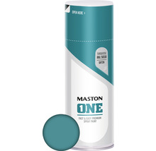 Mastons One Spraylackdose, Farbton Türkis RAL 5018, seidenmatt