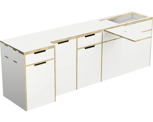 Buildify Campingbox Küchenmodul Carl 2100x500x705 mm (LxBxH) (ohne Montage- und Befestigungsmaterial)