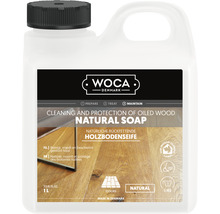 Woca Holzbodenseife für die Reinigung und den Schutz von geöltem Holz, 1 Liter