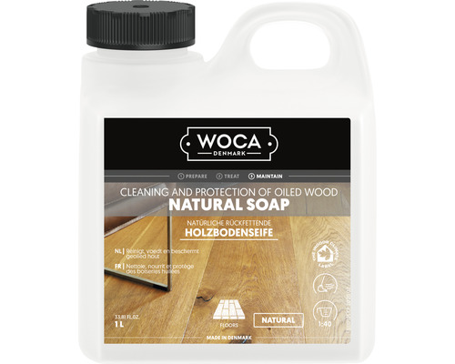 WOCA Holzbodenseife Natur für geölte Böden 1 l