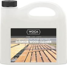 Woca Exterior Holzreiniger zur effektiven Entfernung von Schmutz und Fett, 2,5 Liter