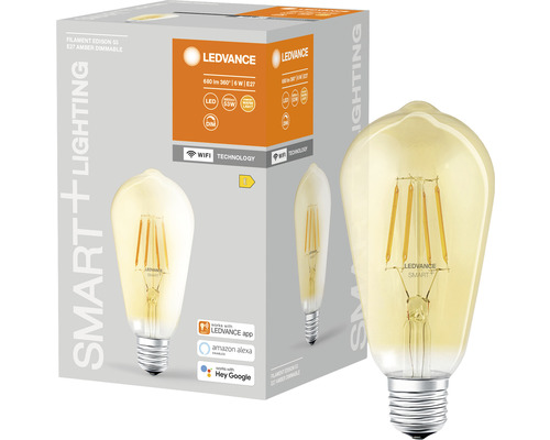 LED-Lampe Ledvance SMART ST64 E27 / 6 W ( 60 W ) gold 1 Stück