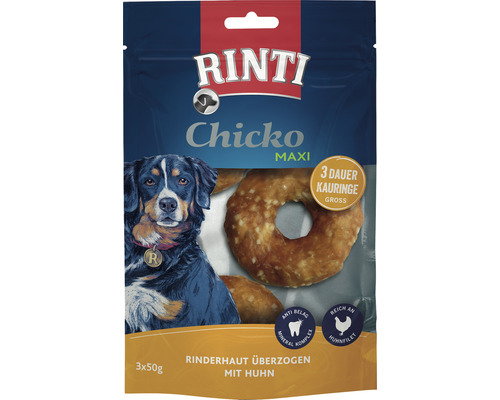 Hundesnack Rinti Chicko Maxi Kauringe 3x50 g