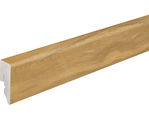 Sockelleiste PVC KU048L Eiche mittel 15x38,5x2400 mm Sockelleiste aus Holz