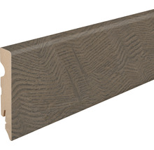 Fußleiste mit Holzstruktur