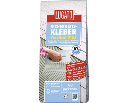 Lugato Fliesenkleber Sicherheitskleber Flexibel Plus S1/C2TE 3,5 kg-0