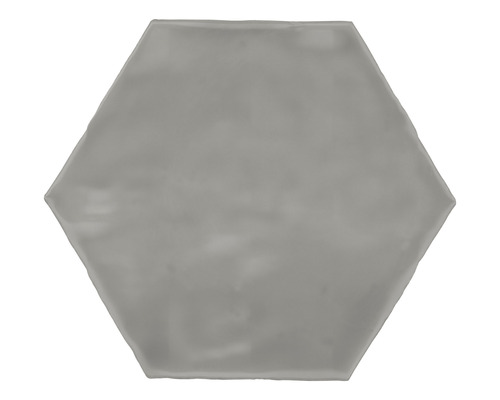 Steingut Wandfliese Artisan 15,0x17,5 cm braun glänzend