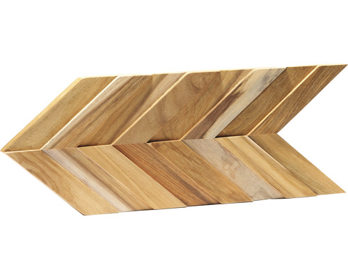 Holz Verblendstein Rebel of Styles UltraWood Fischgrät 18x38,6 cm braun