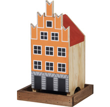 Vogelhaus im Stil eines Stadthauses mit mehreren Etagen