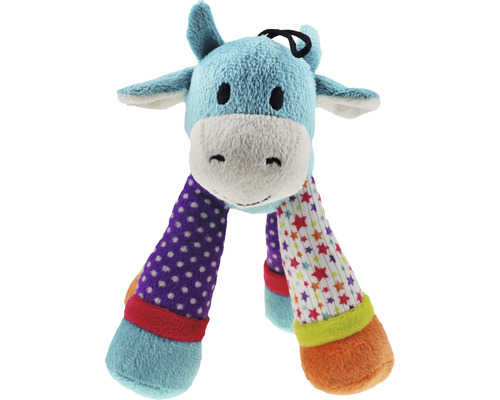 Plüschtier Esel mit Mustern