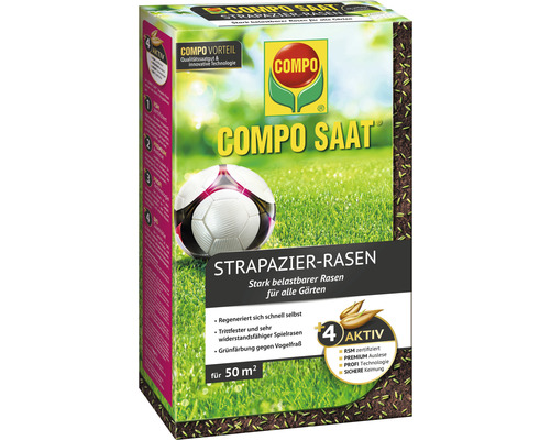 Strapazier-Rasen Compo SAAT 1 kg 50 m²