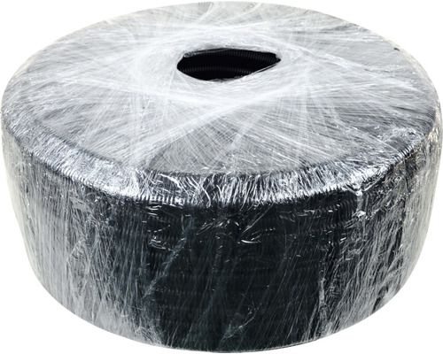 Rolle Kunststoff-Wellrohr umwickelt mit Folie