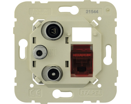 Antennensteckdose TV/RF/SAT/LAN (RJ45) Logus Antennensteckdose TV/RF/SAT/LAN (RJ45) Logus