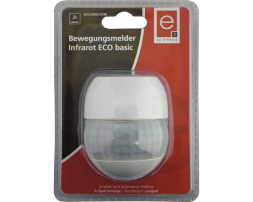 Infrarot Bewegungsmelder ECO basic in Verpackung