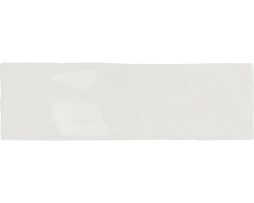 Steingut Wandfliese Borgo 6,5x20,0 cm grau glänzend