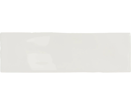 Steingut Wandfliese Borgo 6,5x20 cm grau glänzend Rechteckige Wandfliese