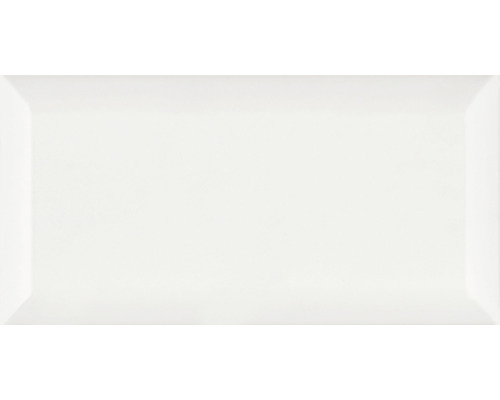 Steingut Wandfliese Metro 10,0x20,0 cm weiß matt