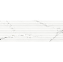 Steingut Dekorfliese Cellini 33,3x100,0 cm grau matt rektifiziert-thumb-0