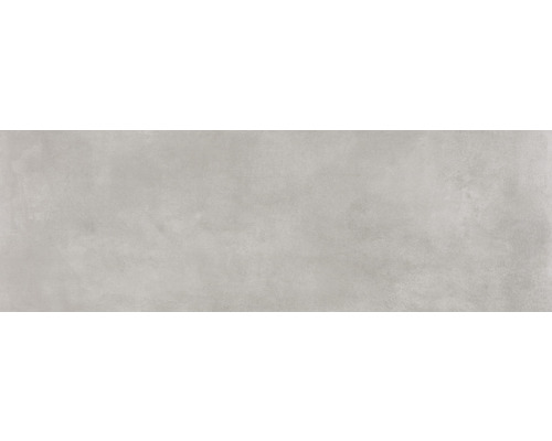 Steingut Wandfliese Oyster Grey 33,3x100 cm grau matt rektifiziert Fliesenansicht
