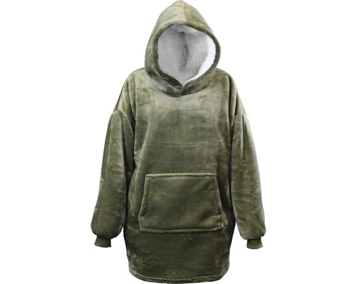 Oversized Hoodie deep green 87x70 cm