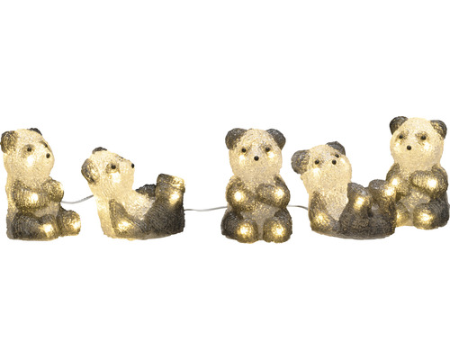 Lichterkette mit Panda Motiven