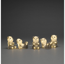 Lichterkette mit fünf Pandafiguren