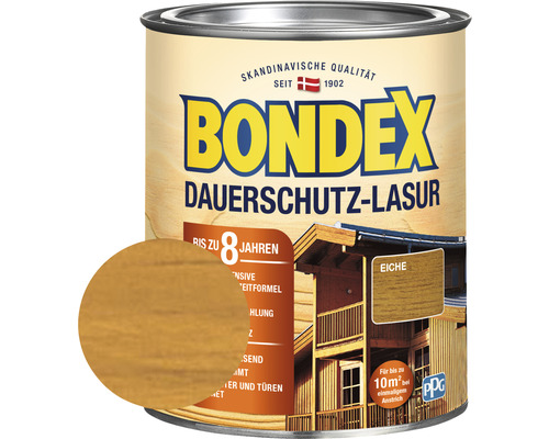 Dauerschutz-Lasur Bondex eiche 750 ml