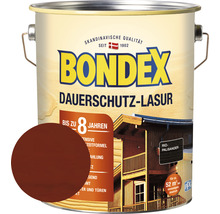 Bondex Dauerschutz Lasur Dose mit Farbbeispiel