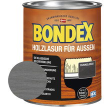 Bondex Holzlasur für Außen, dunkelgrau, im Farbdosengebinde