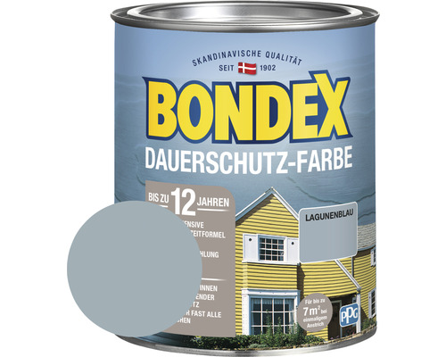 Dauerschutzfarbe Bondex lagunenblau 0,75 l