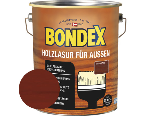 Holzschutz-Lasur Bondex mahagoni 4 l