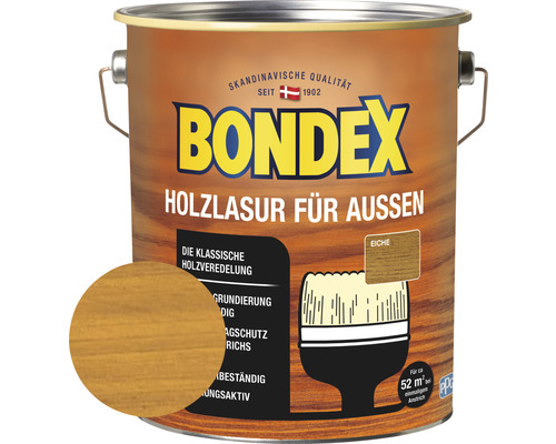 Holzschutz-Lasur Bondex eiche 4 l