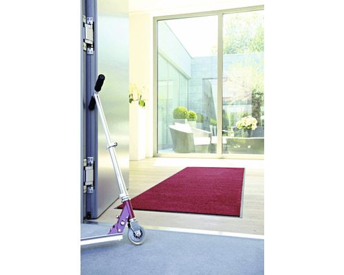 Eingangsbereich mit Fußmatte und Roller
