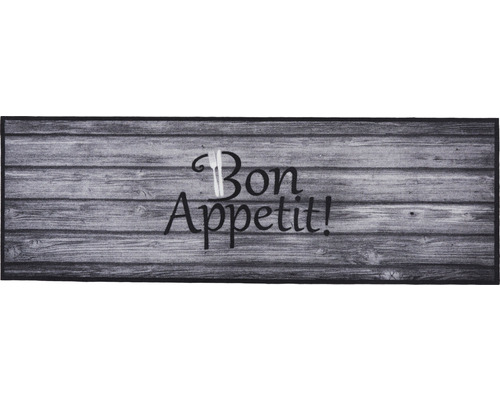 Fußmatte mit Bon Appetit Schriftzug und Besteckmotiv