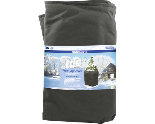 Winterschutz Topfschutz L ICE H 50 ø 45 cm 70 g/qm schwarz, Frostschutz